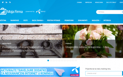 Portal “Moja firma”, ruka pomoći za male firme
