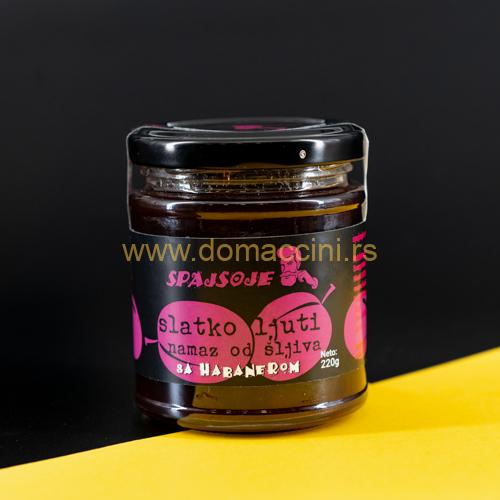 SLATKO LJUTI NAMAZ OD ŠLJIVA SA HABANEROM 220g-SPAJSOJE